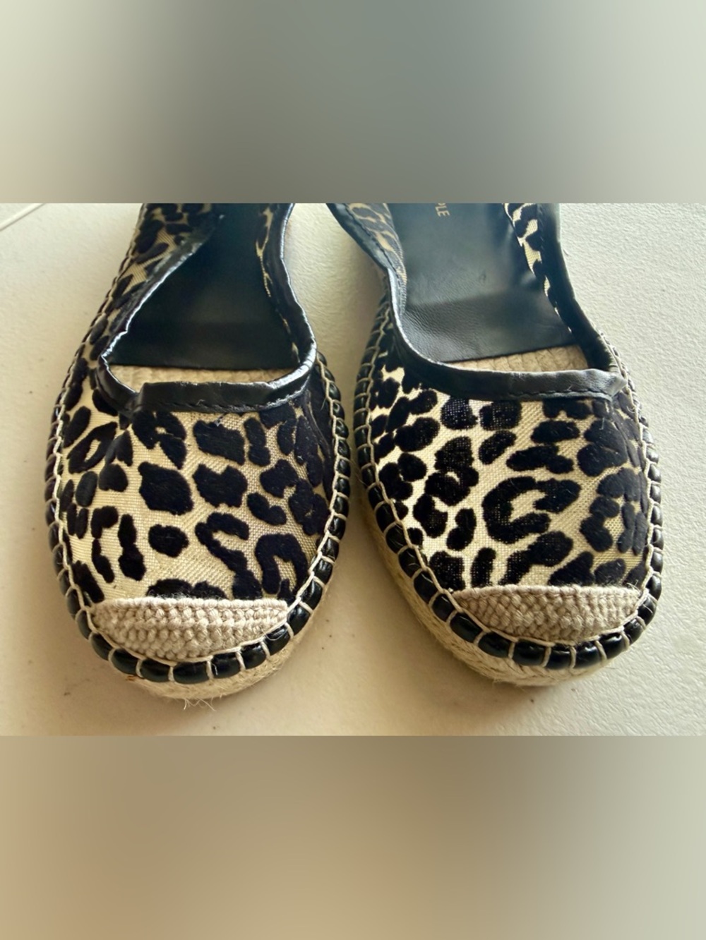 Free People Mason Ballet Espadrille Flats Leopard Spain 8.5 39 - Picture 13 of 14